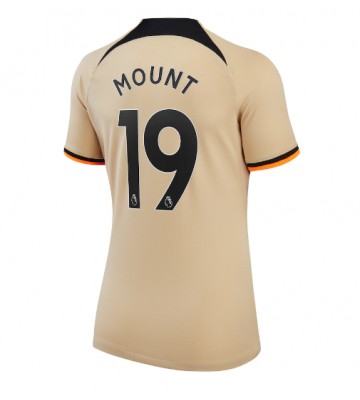 Chelsea Mason Mount #19 Tredjedrakt Kvinner 2022-23 Kortermet